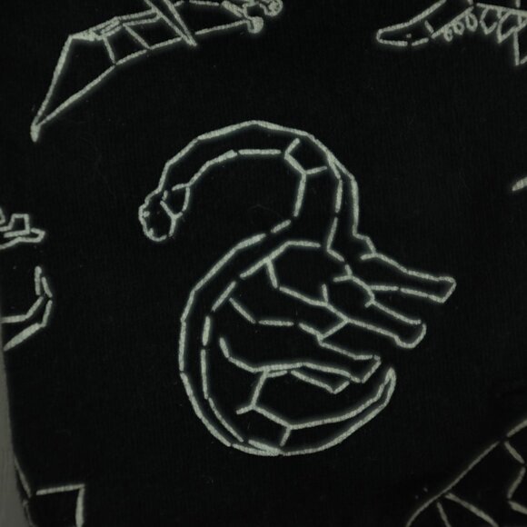 Fierce frank black cotton dinosaur pants 4T - Picture 3 of 8